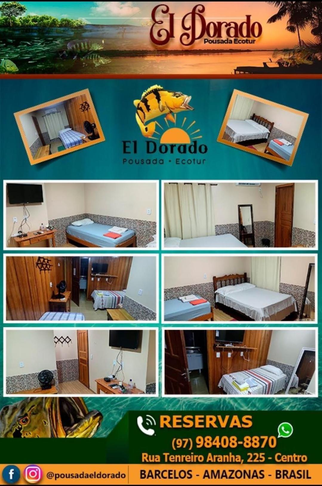 El Dorado Pousada Apartment Barcelos Bagian luar foto